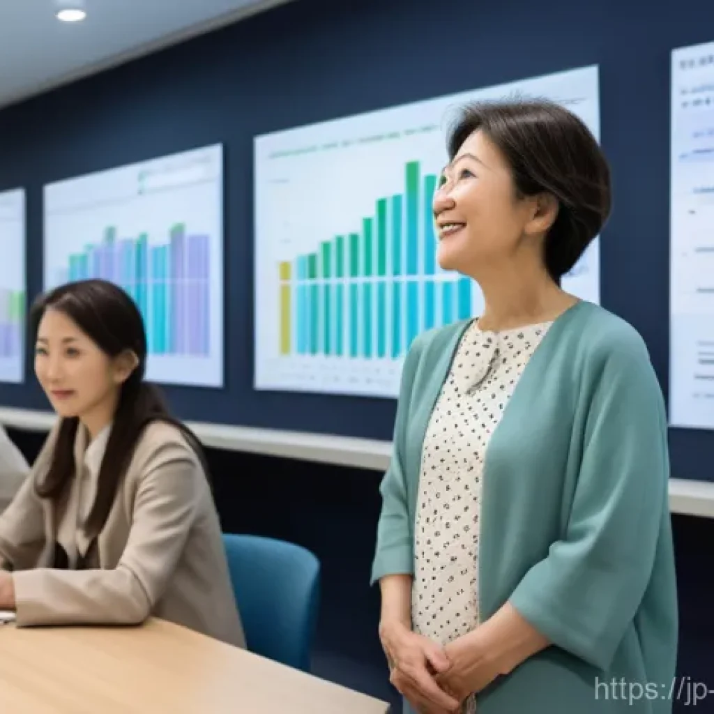 정책분석사와 공공 정책 성공 사례 연구 - **Policy Analyst: Bridging Data and Community Voices in Japan**
A realistic, well-lit image dep...