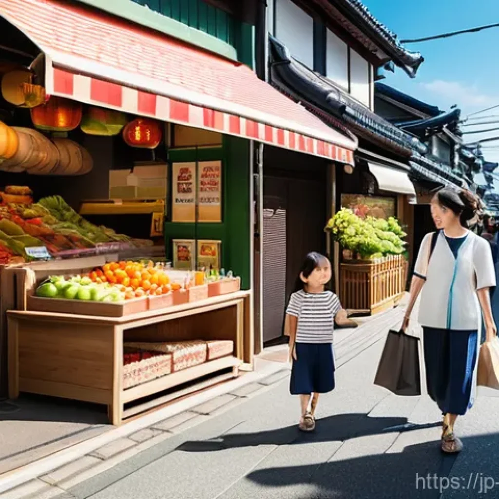 정책분석사와 성공적인 정부 정책 사례 - **Prompt Title: Vibrant Local Shopping Street Revitalization**
**Description:** A wide shot of a...